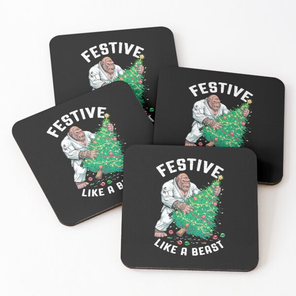 Item preview, Gorilla Jiu Jitsu Ju Jutsu MMA BJJ Festive Like A Beast Ape designed and sold by GrandeDuc.