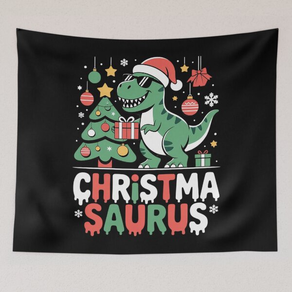 Item preview, Womens winter santa clothing Christmas family christmasaurus designed and sold by LunaCrazeArt.