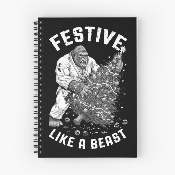 Item preview, Gorilla Jiu Jitsu Ju Jutsu MMA BJJ Festive Like A Beast Ape designed and sold by GrandeDuc.