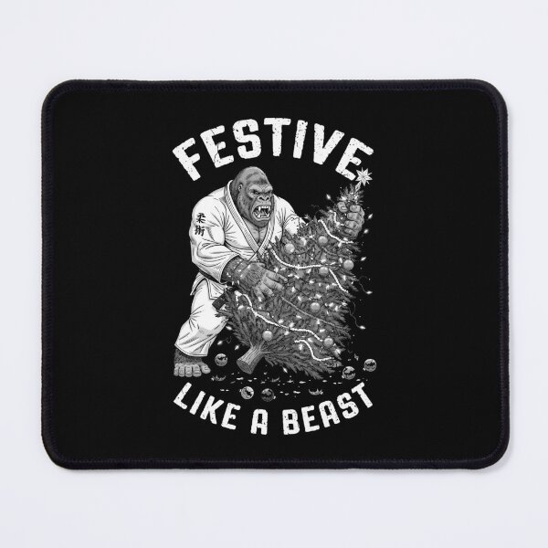 Item preview, Gorilla Jiu Jitsu Ju Jutsu MMA BJJ Festive Like A Beast Ape designed and sold by GrandeDuc.