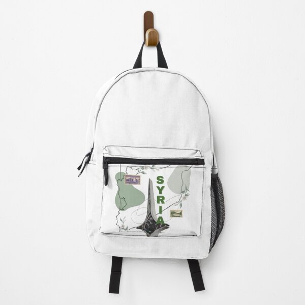 Item preview, “Syria – The Land of Jasmine” | Artistic Collage Design designed and sold by LunaArtology.