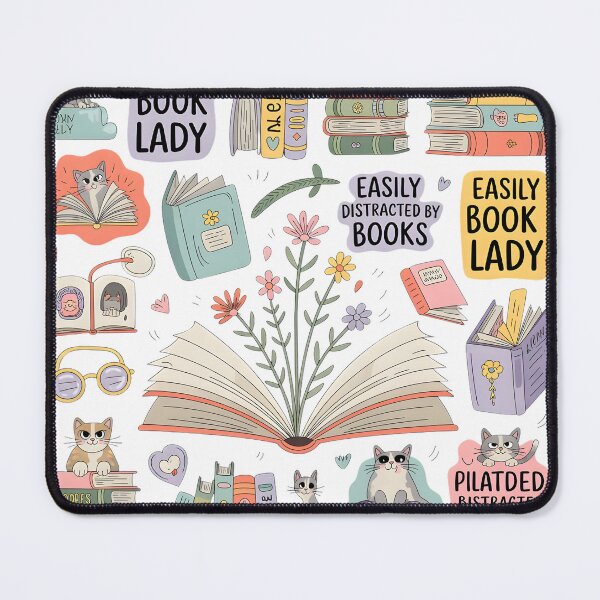 Item preview, Printable Book Lover Stickers: 2PC Print and Cut Cricut, Silhouette designed and sold by 789artdesign.