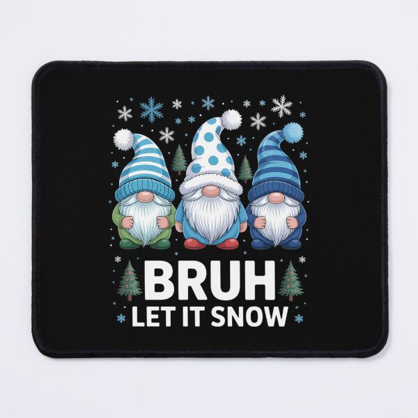Item preview, Bruh Let It Snow Cute Winter Gnomes Matching Family Pajamas designed and sold by LunaCrazeArt.