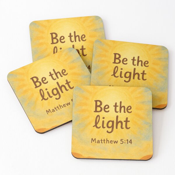 Item preview, Be the Light – Matthew 5:14 | Uplifting Christian Sunlight Art Print designed and sold by mariannrina.