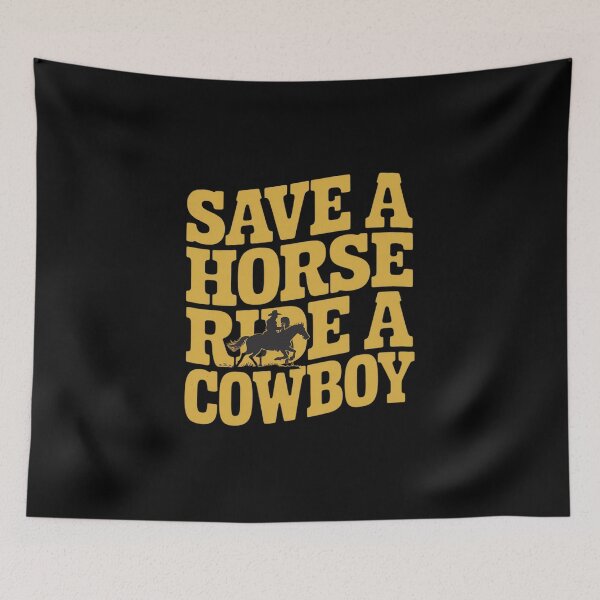 Item preview, Save A Horse Ride A Cowboy Rodeo Western Brown designed and sold by KingsLife1994.