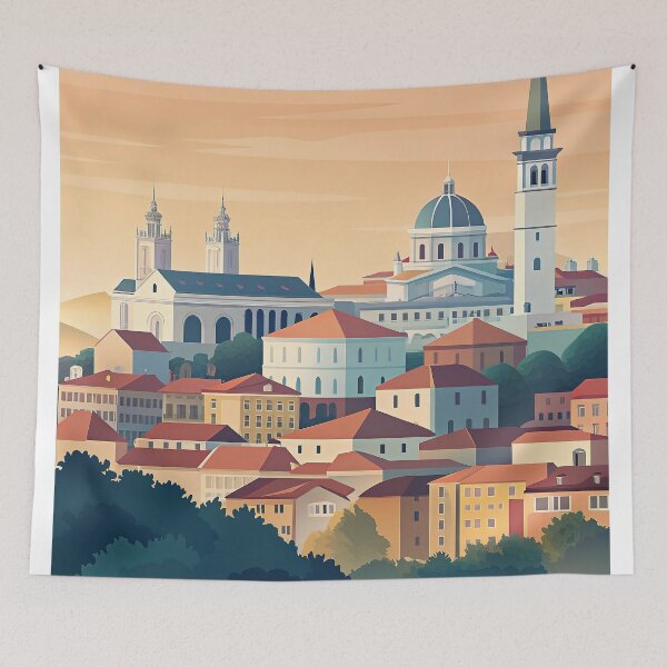 Item preview, Minimalist skyline of  Varna designed and sold by paulrommer.