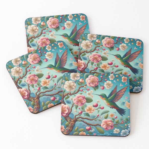 Item preview, Magical Forest Humming Bird designed and sold by Visual Nomad Club.