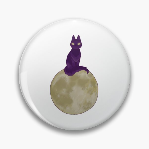 Item preview, Moonlight Black Cat (Icon Ver)  designed and sold by angolinnArt.