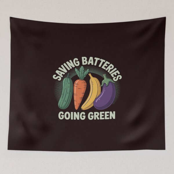 Item preview, Saving Batteries Going Green Funny Inappropriate designed and sold by KingsLife1994.
