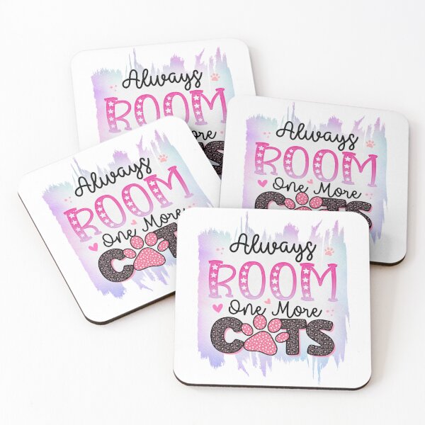 Item preview, Always Room for One More Cat – Pastel Paw Print designed and sold by QuietBloom80.