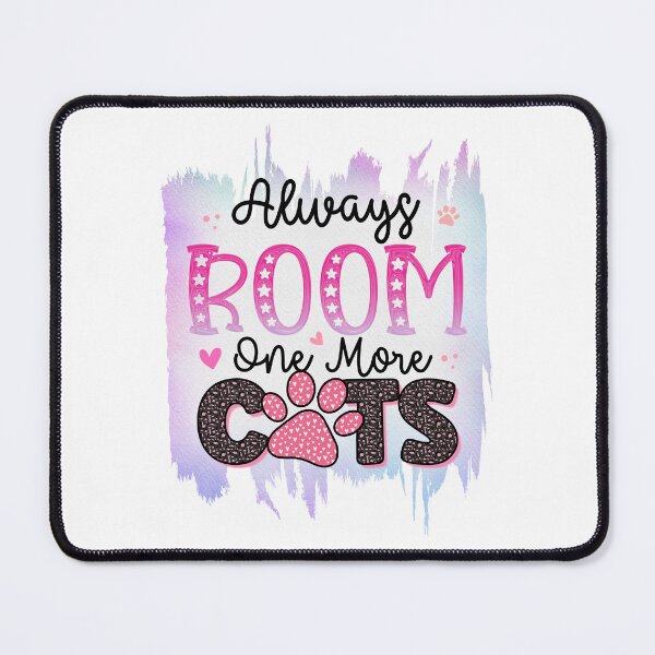 Item preview, Always Room for One More Cat – Pastel Paw Print designed and sold by QuietBloom80.
