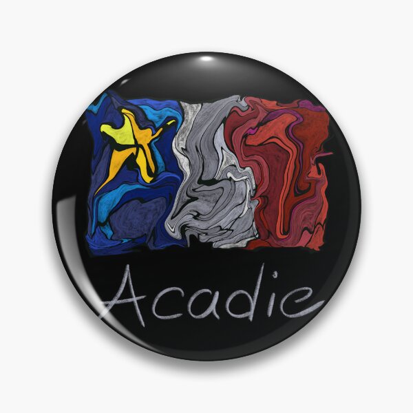 Item preview, Acadian-Flag-Pastel-Liquid-Mosaic---Drapeau-Acadien-Mosaque-Liquide-Pastel-Vitrail designed and sold by DarleneBauch.