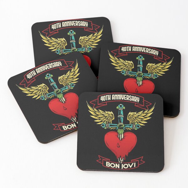 Item preview, Bon Jovi Heart & Dagger – 40th Anniversary Tribute designed and sold by riecounrare1984.