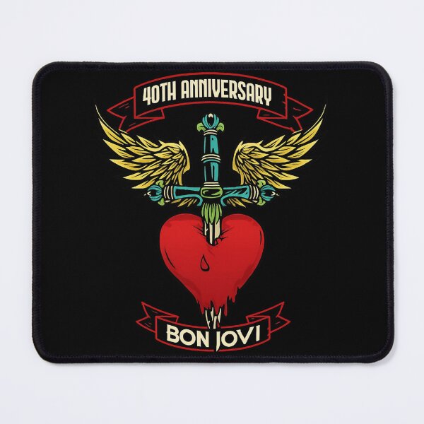 Item preview, Bon Jovi Heart & Dagger – 40th Anniversary Tribute designed and sold by riecounrare1984.