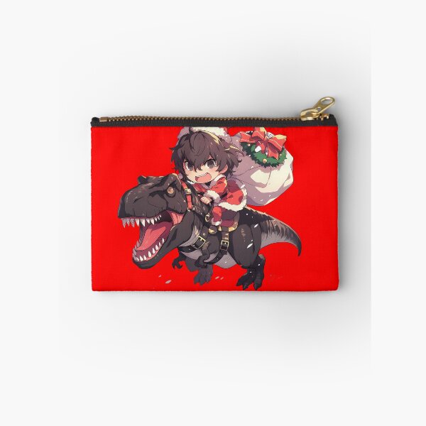 Item preview, Goro Akechi Christmas Dinosaur Santa Ride Persona 5 Game Anime designed and sold by Raslbazola.