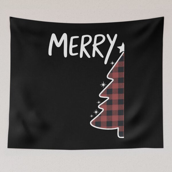 Item preview, Merry Christmas Tree Buffalo Plaid Xmas designed and sold by brynatshop.