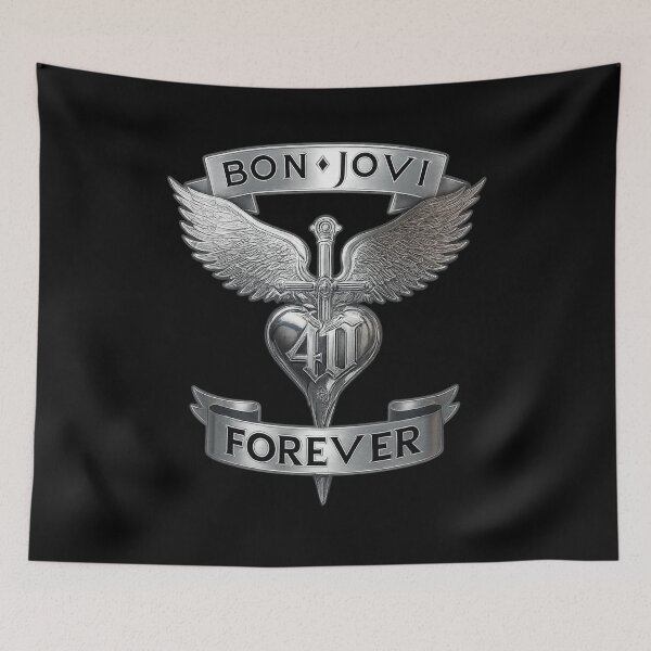 Item preview, Bon Jovi Winged Dagger Heart – 40th Anniversary Tribute designed and sold by riecounrare1984.