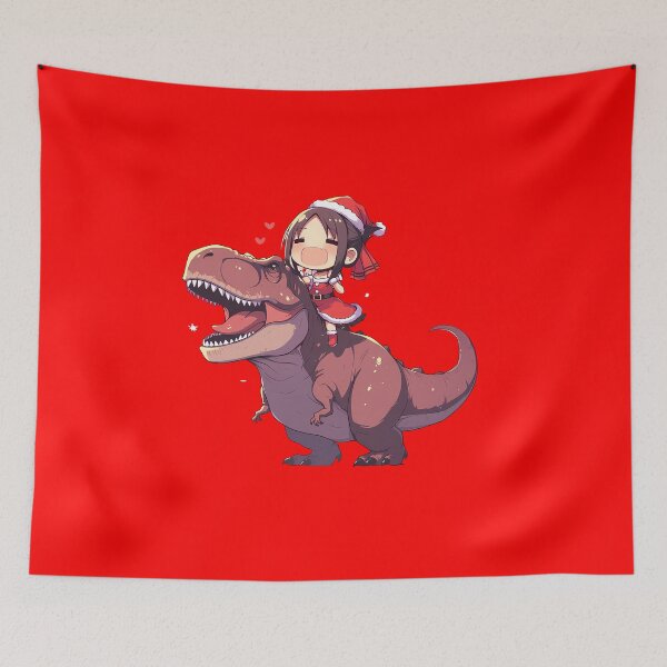 Item preview, Sama Kaguya Shinomiya Christmas Dinosaur Santa Ride Kaguya Sama Love Is War Anime designed and sold by Raslbazola.