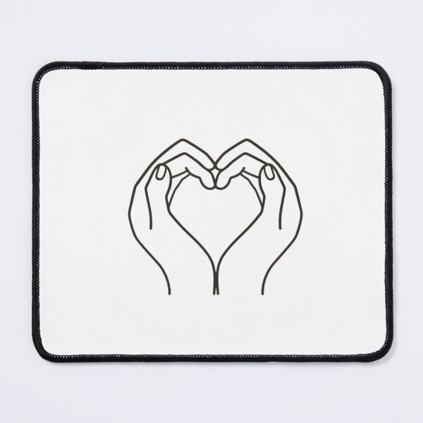 Item preview, "Love Hands – Romantic Minimal Design" designed and sold by logocity63.