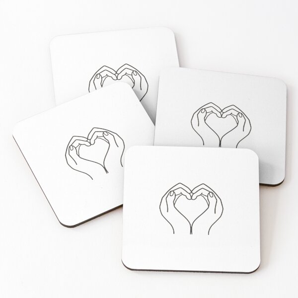Item preview, "Love Hands – Romantic Minimal Design" designed and sold by logocity63.