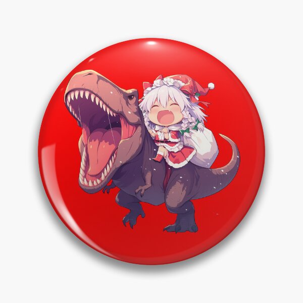 Item preview, Sakuya Izayoi Touhou Anime Girl Christmas Santa Dinosaur Joy designed and sold by Raslbazola.