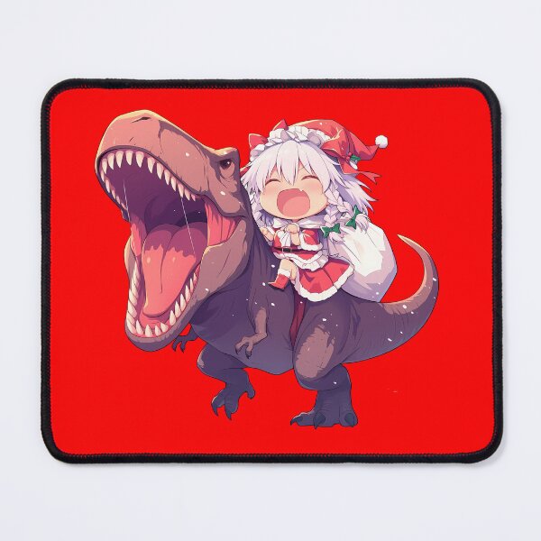Item preview, Sakuya Izayoi Touhou Anime Girl Christmas Santa Dinosaur Joy designed and sold by Raslbazola.