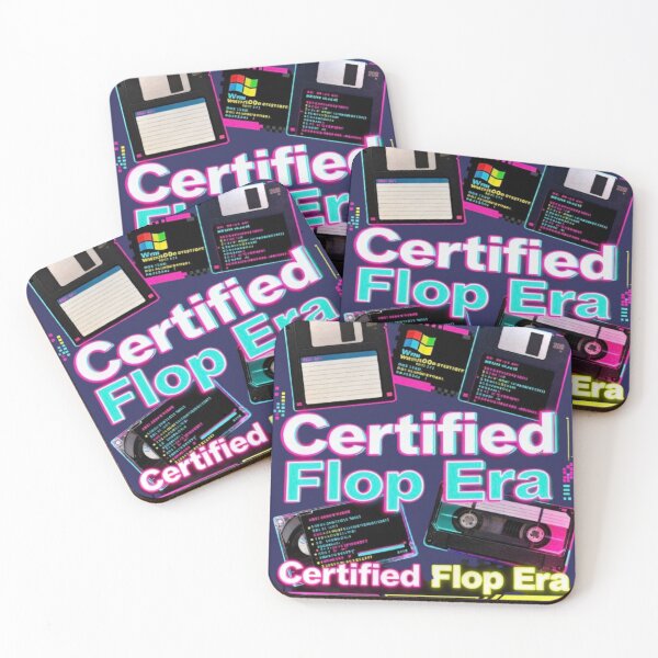 Item preview, Certified Flop Era – Vintage Tech Collage Shirt for Retro Lovers designed and sold by Mahe Jabeen.