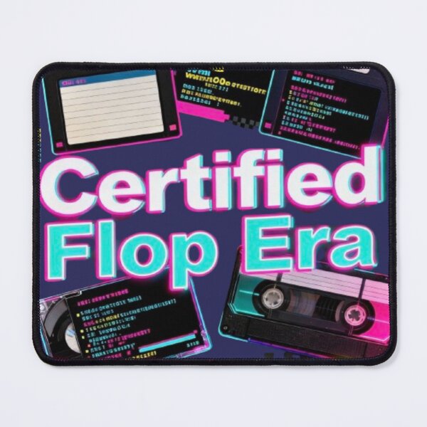 Item preview, Certified Flop Era – Vintage Tech Collage Shirt for Retro Lovers designed and sold by Mahe Jabeen.