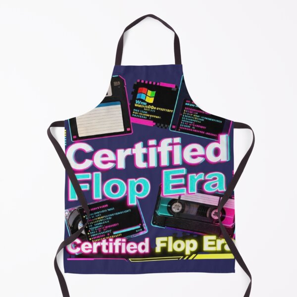 Item preview, Certified Flop Era – Vintage Tech Collage Shirt for Retro Lovers designed and sold by Mahe Jabeen.