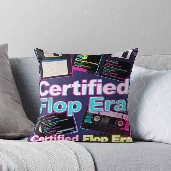 Item preview, Certified Flop Era – Vintage Tech Collage Shirt for Retro Lovers designed and sold by Mahe Jabeen.