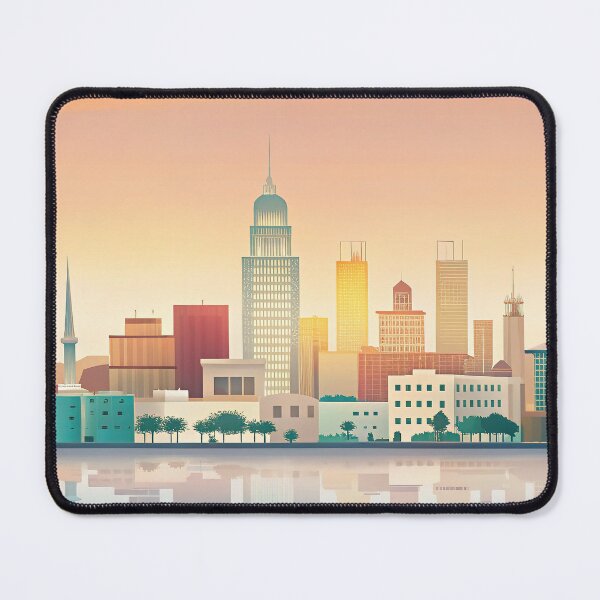 Item preview, Minimalist skyline of Limassol designed and sold by paulrommer.