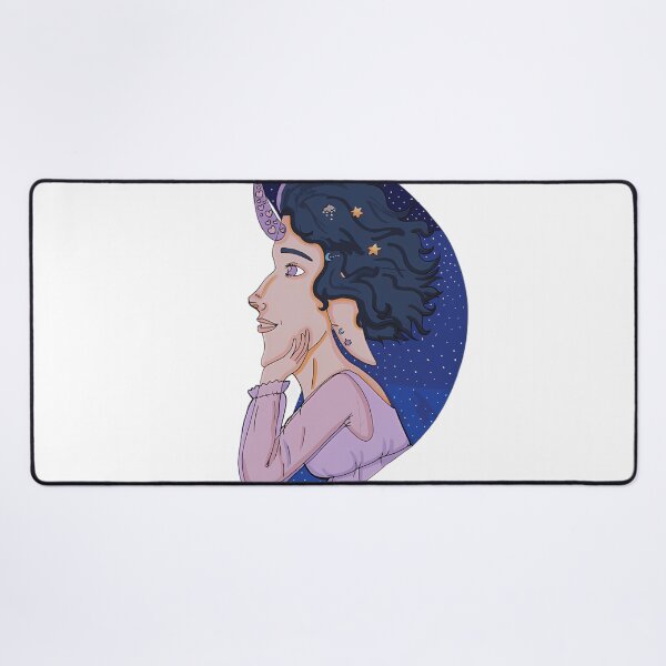 Item preview, Dreamy Star-Horned Elf In The Moon designed and sold by SapfireStuArt.