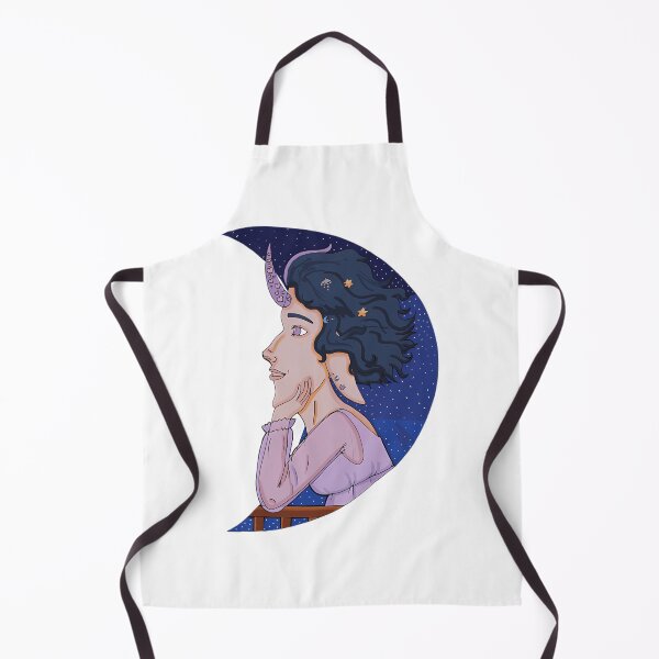 Item preview, Dreamy Star-Horned Elf In The Moon designed and sold by SapfireStuArt.