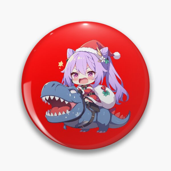 Item preview, Keqing Christmas Dinosaur Ride Genshin Impact Game Girl Chibi Kawaii designed and sold by Raslbazola.
