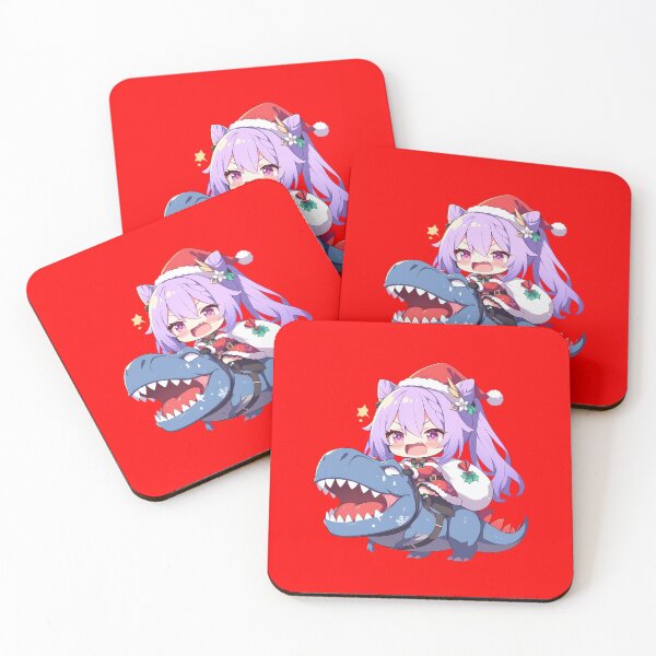 Item preview, Keqing Christmas Dinosaur Ride Genshin Impact Game Girl Chibi Kawaii designed and sold by Raslbazola.