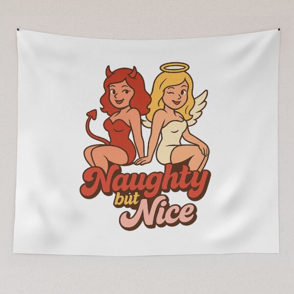 Item preview, Naughty but Nice Devil and Angel designed and sold by UNK-Fatigues.