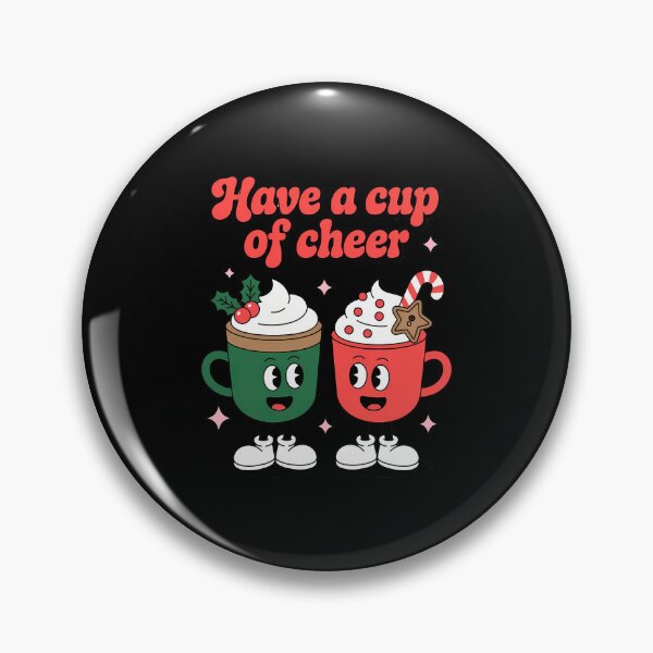 Item preview, Have A Cup Of Cheer Coffee Hot Cocoa Christmas Cartoon designed and sold by Turbotine.