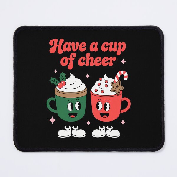 Item preview, Have A Cup Of Cheer Coffee Hot Cocoa Christmas Cartoon designed and sold by Turbotine.