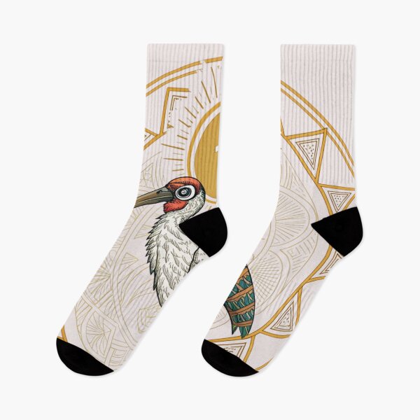 Item preview, Ibis bird with hieroglyphic halo , ankh key wisdom and luck designed and sold by Lucky 777.