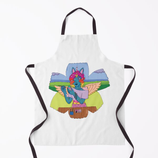 Item preview, Whimsical Unicorn With Rainbow Wings designed and sold by SapfireStuArt.