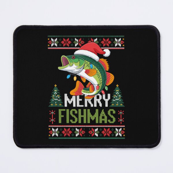 Item preview, Merry Fishmas Fishing Christmas Large Mouth Bass designed and sold by brynatshop.