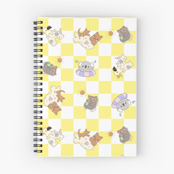 Item preview, Summer Aussie animals at the beach All over (Yellow) designed and sold by HarunaMcDesigns.
