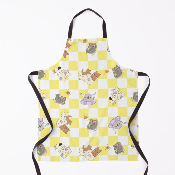 Item preview, Summer Aussie animals at the beach All over (Yellow) designed and sold by HarunaMcDesigns.