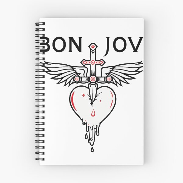Item preview, Bon Jovi Winged Dagger Heart designed and sold by riecounrare1984.