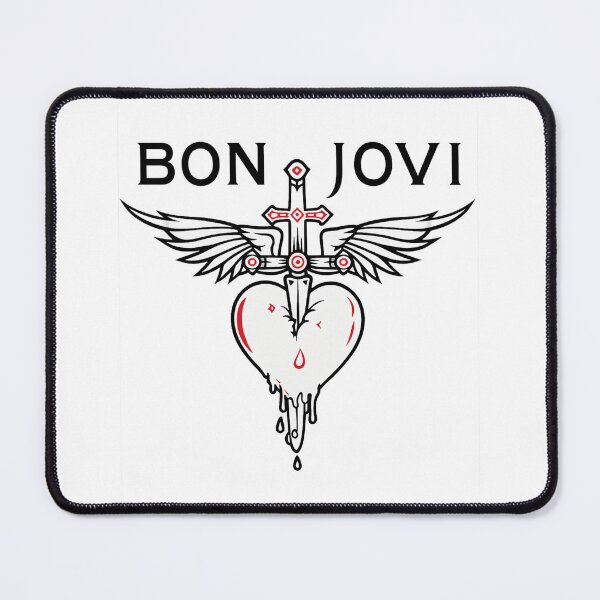 Item preview, Bon Jovi Winged Dagger Heart designed and sold by riecounrare1984.