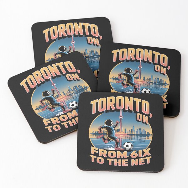 Item preview, 2026 soccer city - Toronto ON - soccer host city - american soccer fan - soccer supporter - red white and blue - national pride - soccer hype - soccer fan gear - soccer watch party designed and sold by JansenGS.