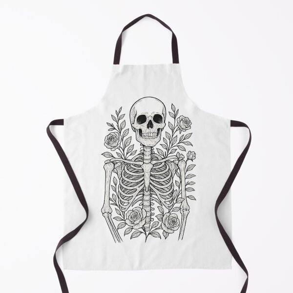 Item preview, Gothic skeleton with flowers designed and sold by JesterGinn.