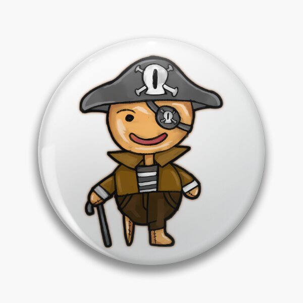 Item preview, Cute Gingerbread Pirate With Eyepatch designed and sold by SapfireStuArt.