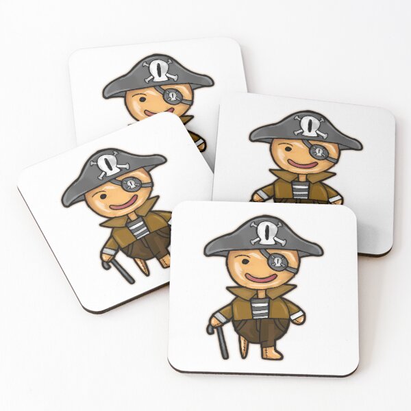 Item preview, Cute Gingerbread Pirate With Eyepatch designed and sold by SapfireStuArt.