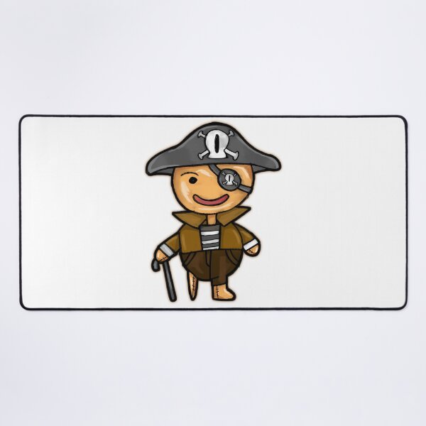 Item preview, Cute Gingerbread Pirate With Eyepatch designed and sold by SapfireStuArt.